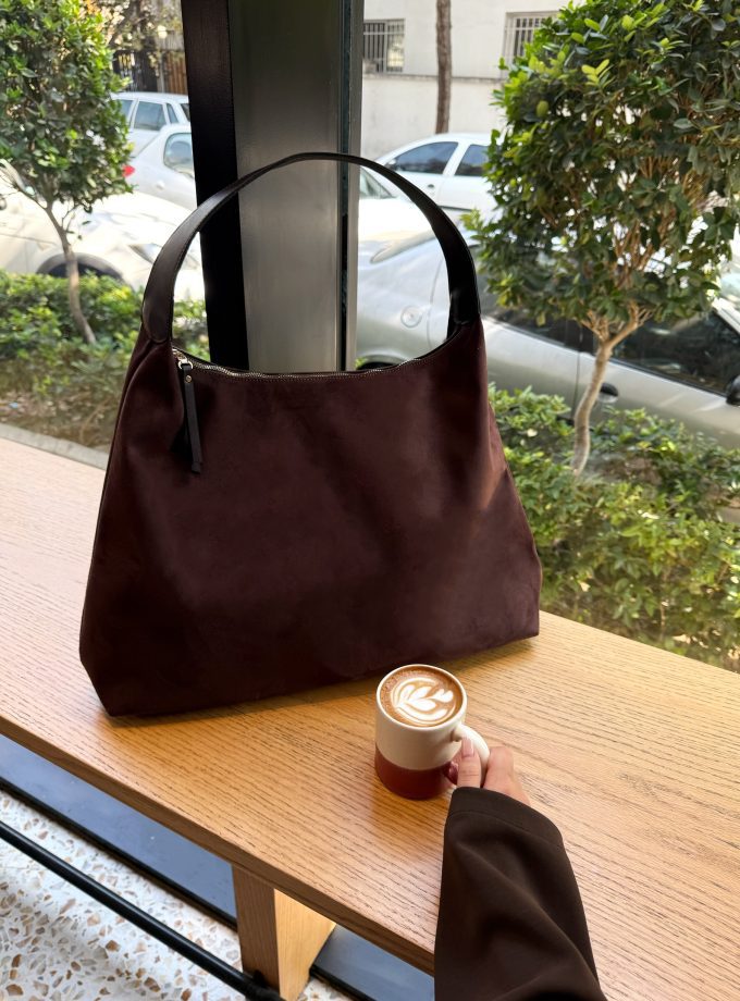 کیف جیر قهوه ای ایریانو