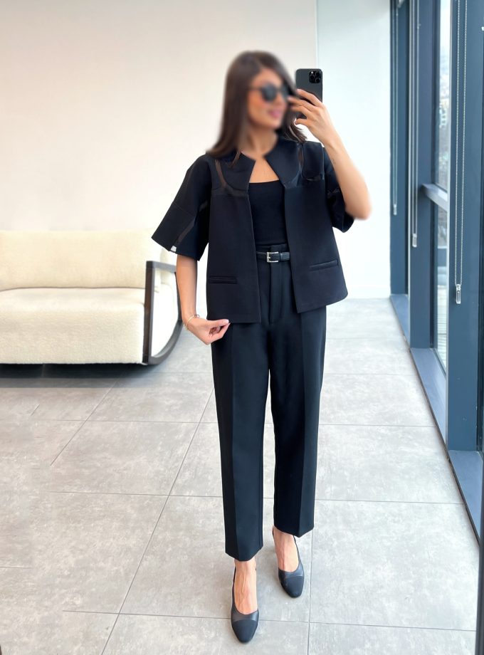 کت استین کوتاه پیور